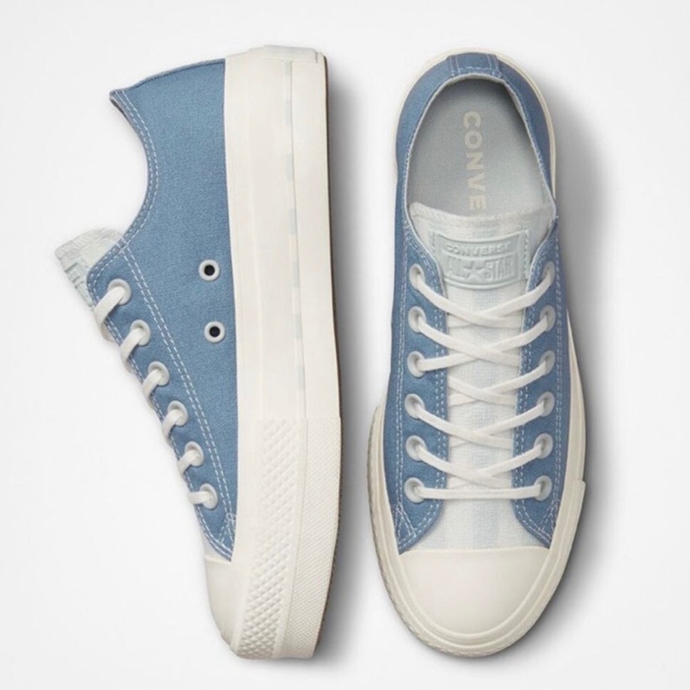 Converse Blue and White Sneakers